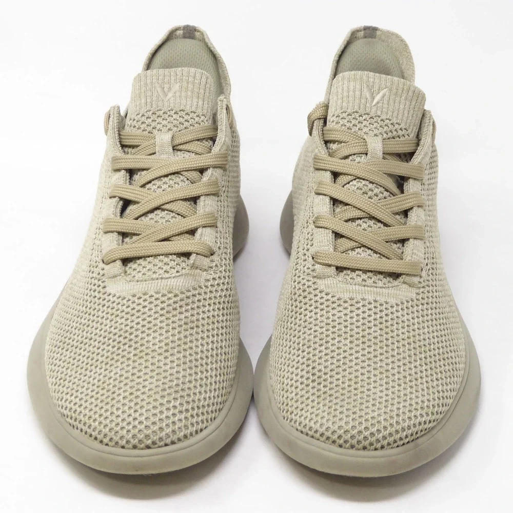 VIVAIA Mens Urban Unisex Sneakers Sliders Green Knit Lace Up 45 / 11.5